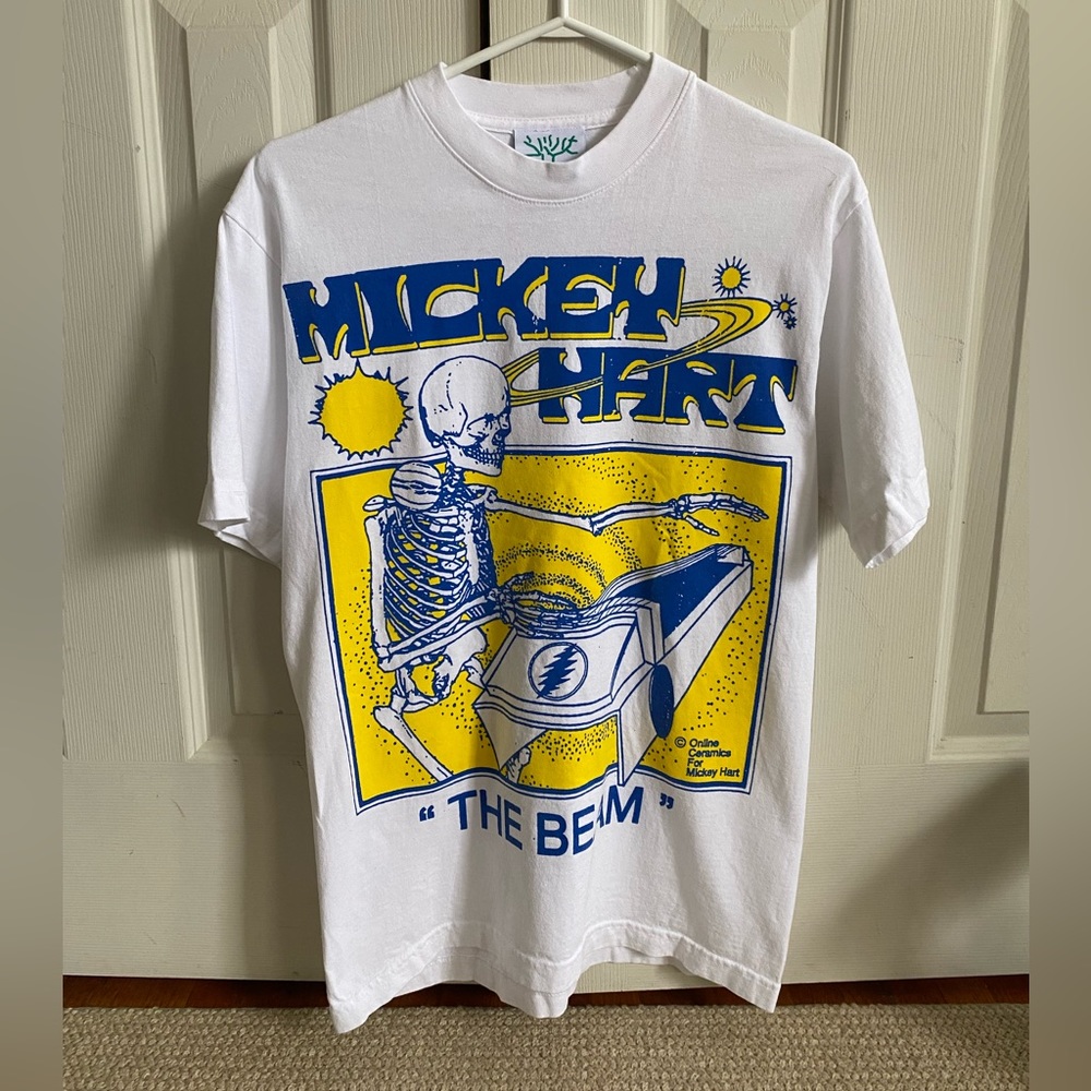 Mickey Hart "The Beam" White T-Shirt Size S